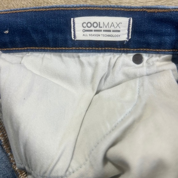 Madewell Mens Slim Jeans 34x30 Blue Medium Wash CoolMax All Season MA265 FA20 - Picture 6 of 10